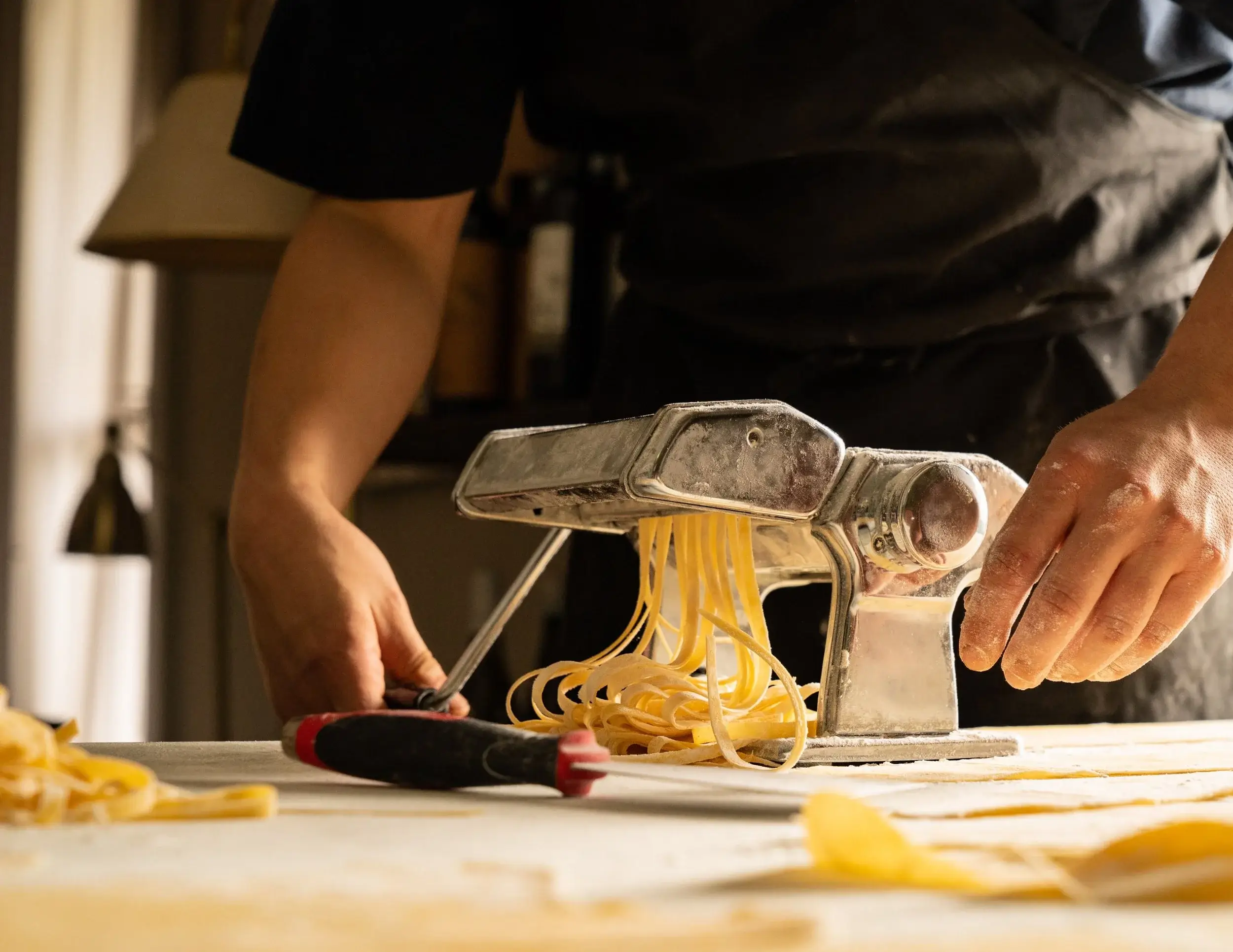 Pasta-making class